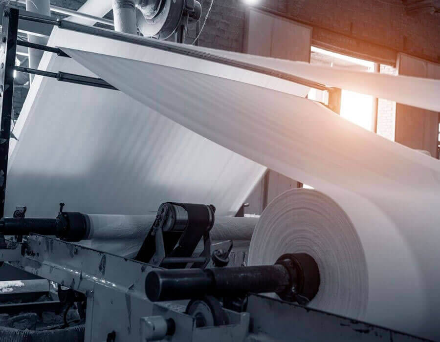 Industria de papel e celulose